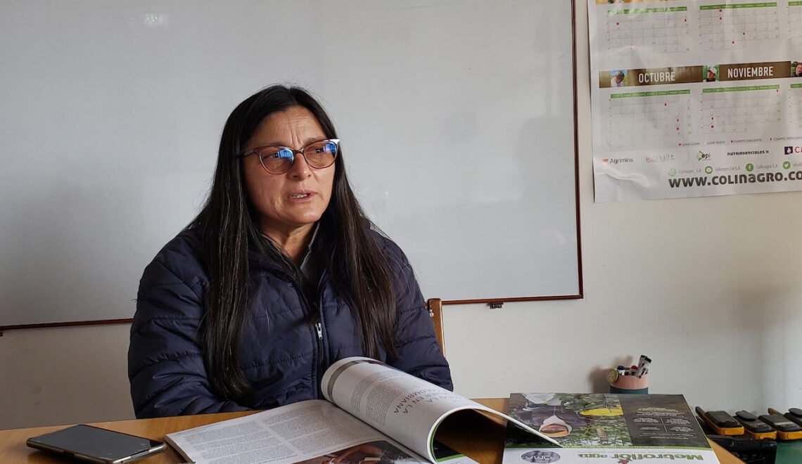 Clara Yolanda Vásquez Porras gerente de producción de rosa y alstroemeria