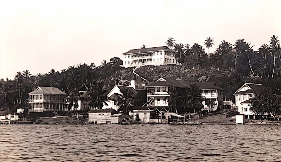 Vista de la playa de san Andres 1930